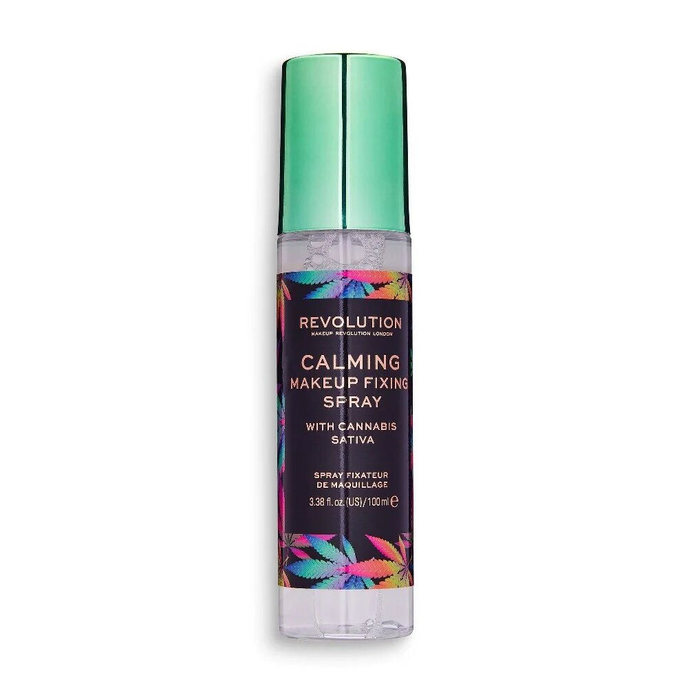 Makeup Revolution Calming Setting Spray With Canabis Sativa