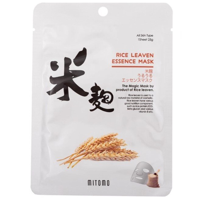 Mitomo Rice Leaven Japan Facial Japan Essence Mask