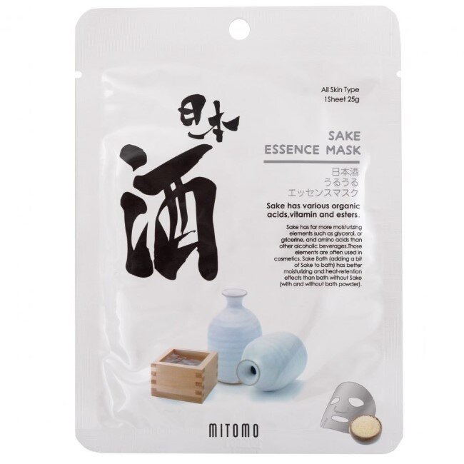 Mitomo Sake Facial Essence Mask