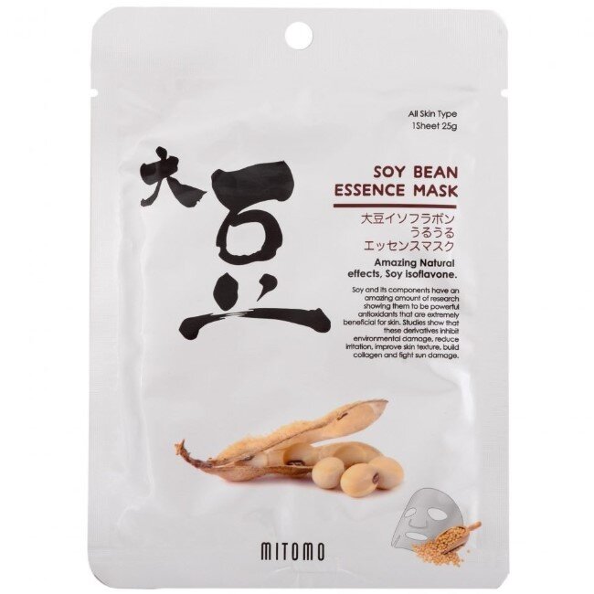 Mitomo Soybean Japan Facial Essence Mask