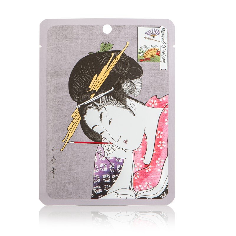 Mitomo UKIYO-E Facial Mask Arbutin Lithospermum
