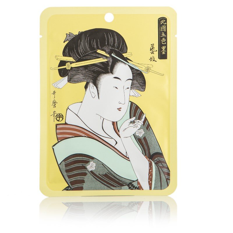 Mitomo UKIYO-E Facial Mask Vitamin Lithospermum