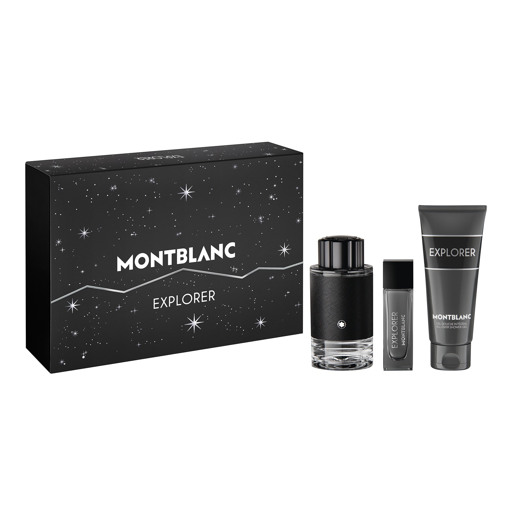 Montblanc КОМПЛЕКТ Explorer Eau De Parfum + Travel Spray + Shower Gel
