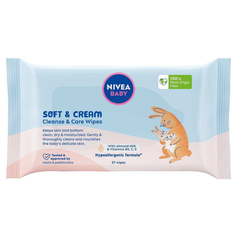 Nivea Baby Кърпички Soft & Cream