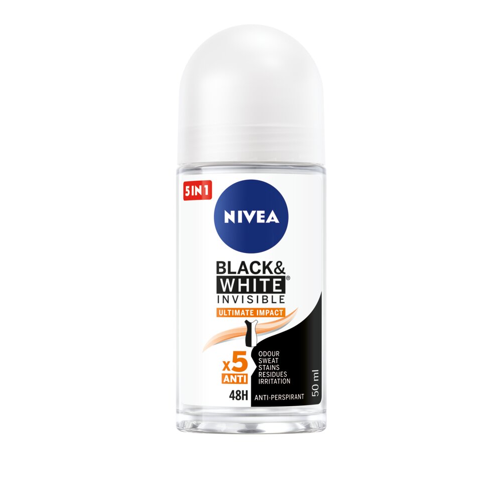 Nivea Deo Рол-он дамски Invisible on Black & White Ultimate Impact