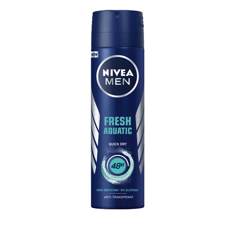 Nivea MEN Deo Спрей мъжки антиперспирант Fresh Aquatic