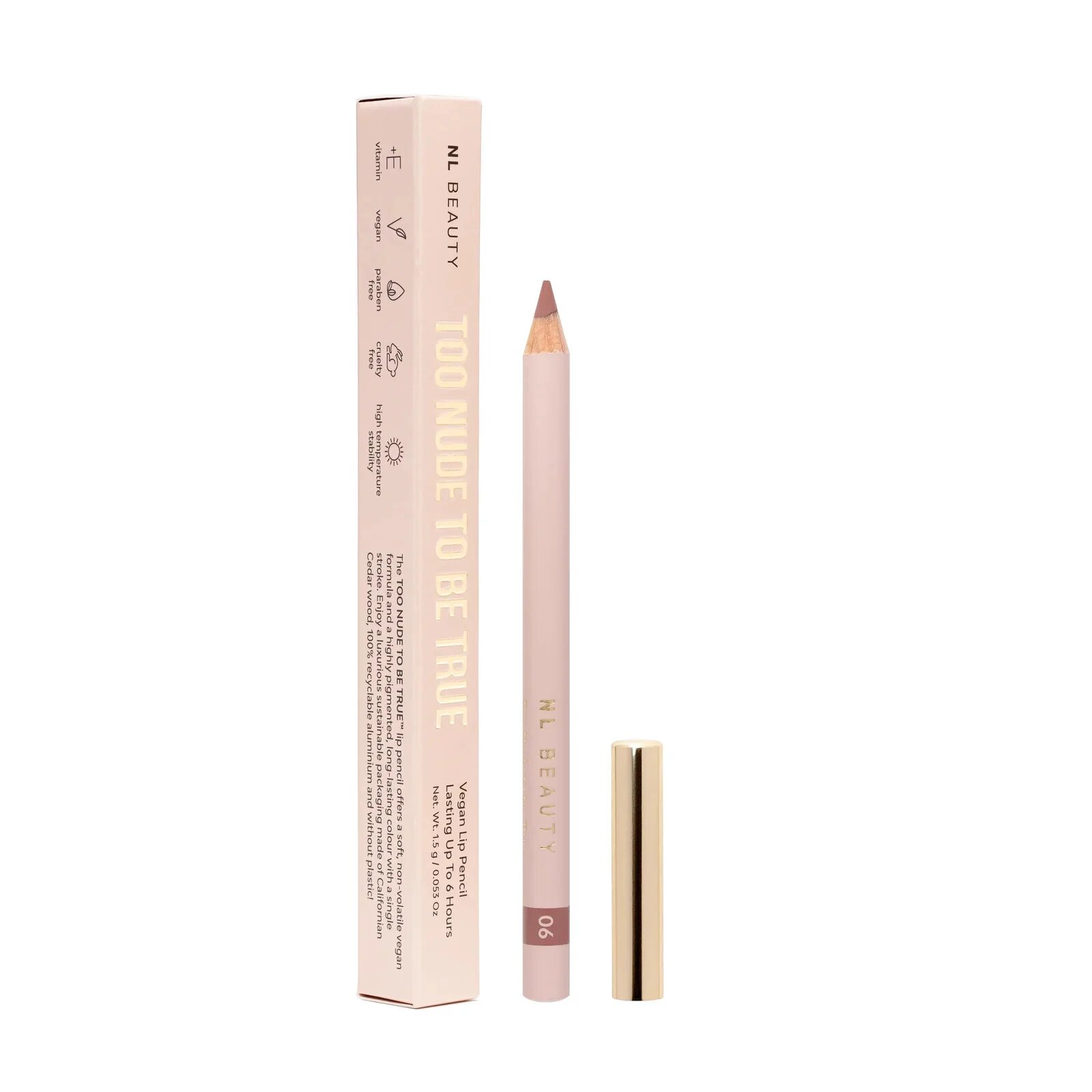 NL Beauty 06 FOREVER NUDE дълготраен молив за устни