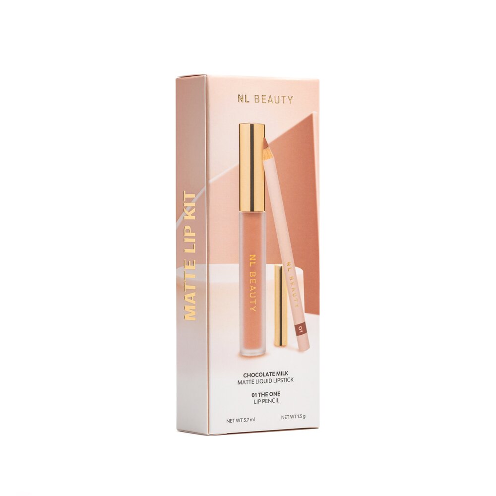 NL Beauty КОМПЛЕКТ Matte Lip Kit - Chocolate Milk + 01 The One