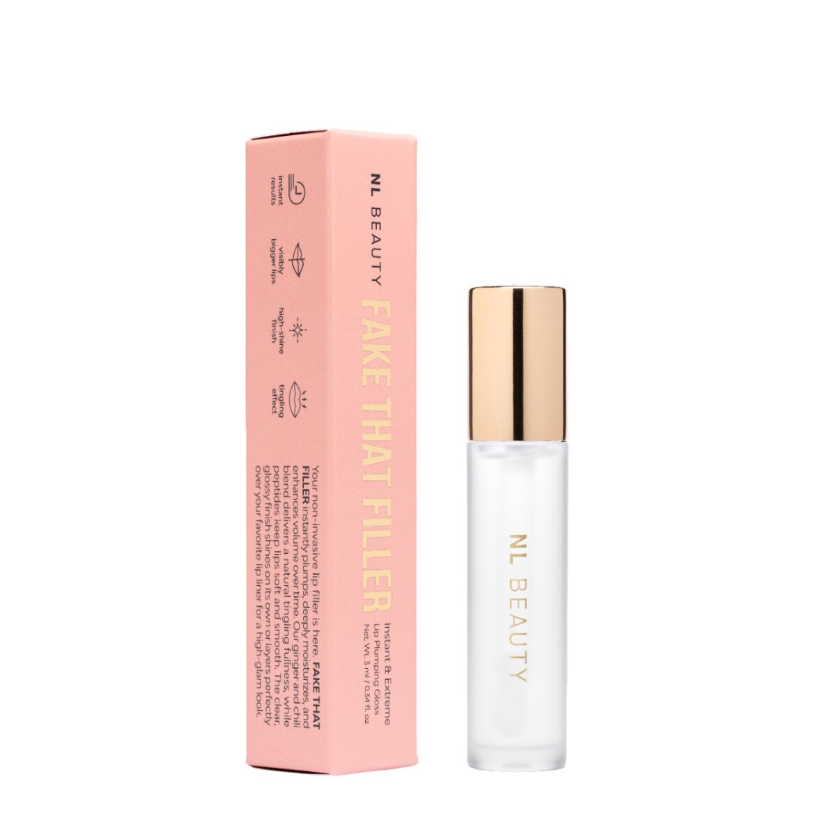 NL Beauty Plumping Lip Gloss Fake That Filler