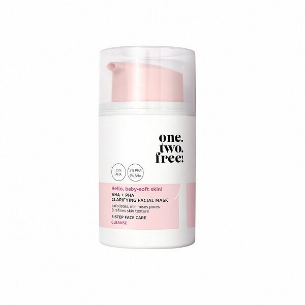 One.Two.Free AHA + PHA Clarifying Facial Mask