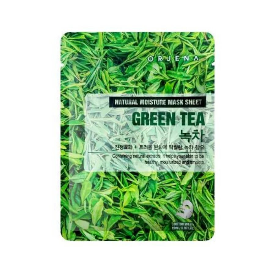 Orjena Natural Moisture Mask Sheet - Green Tea