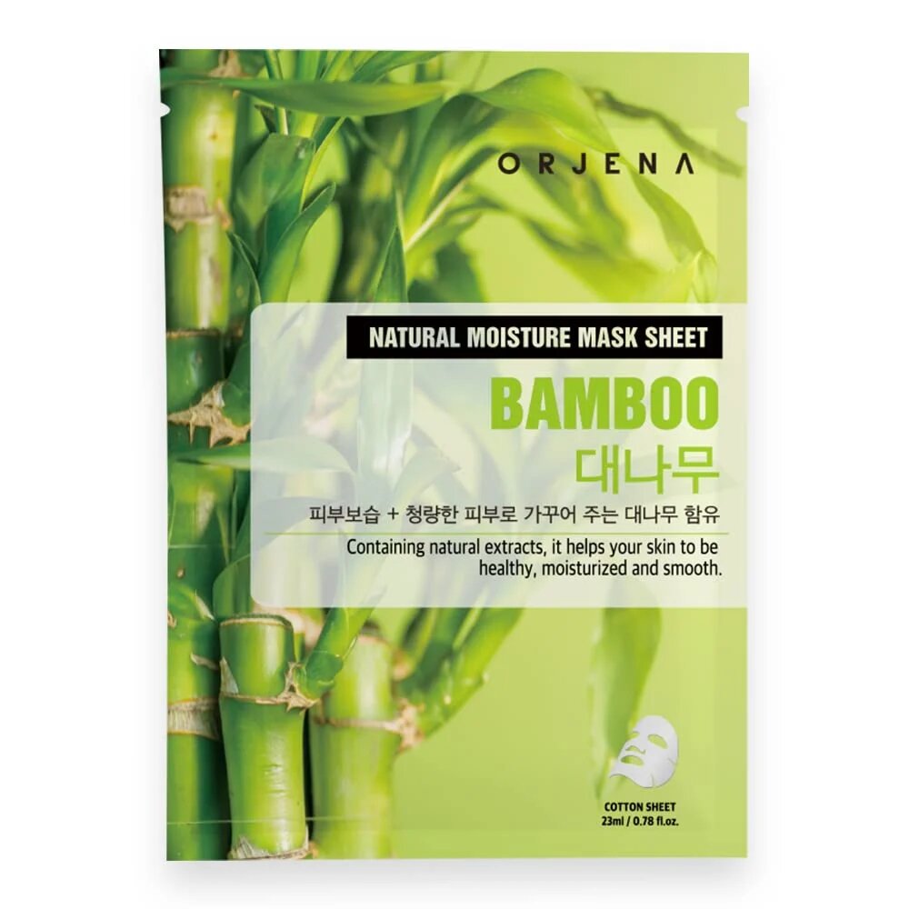 Orjena Natural Moisture Sheet Mask - Bamboo