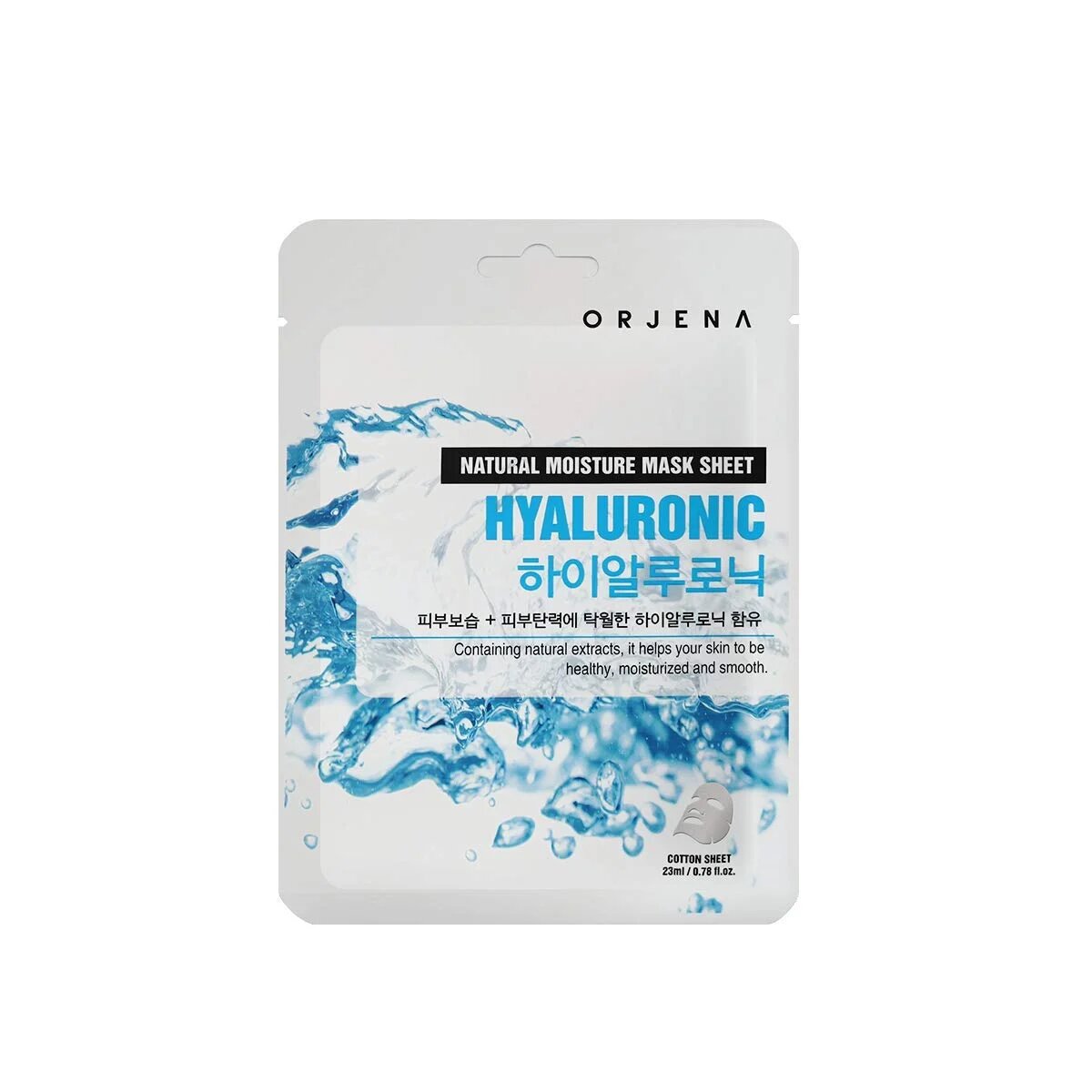 Orjena Natural Moisture Sheet Mask - Hyaluronic