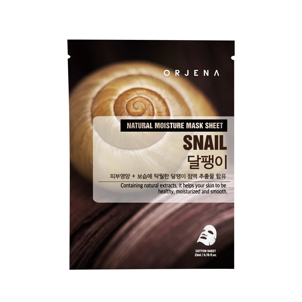 Orjena Natural Moisture Sheet Mask – Snail