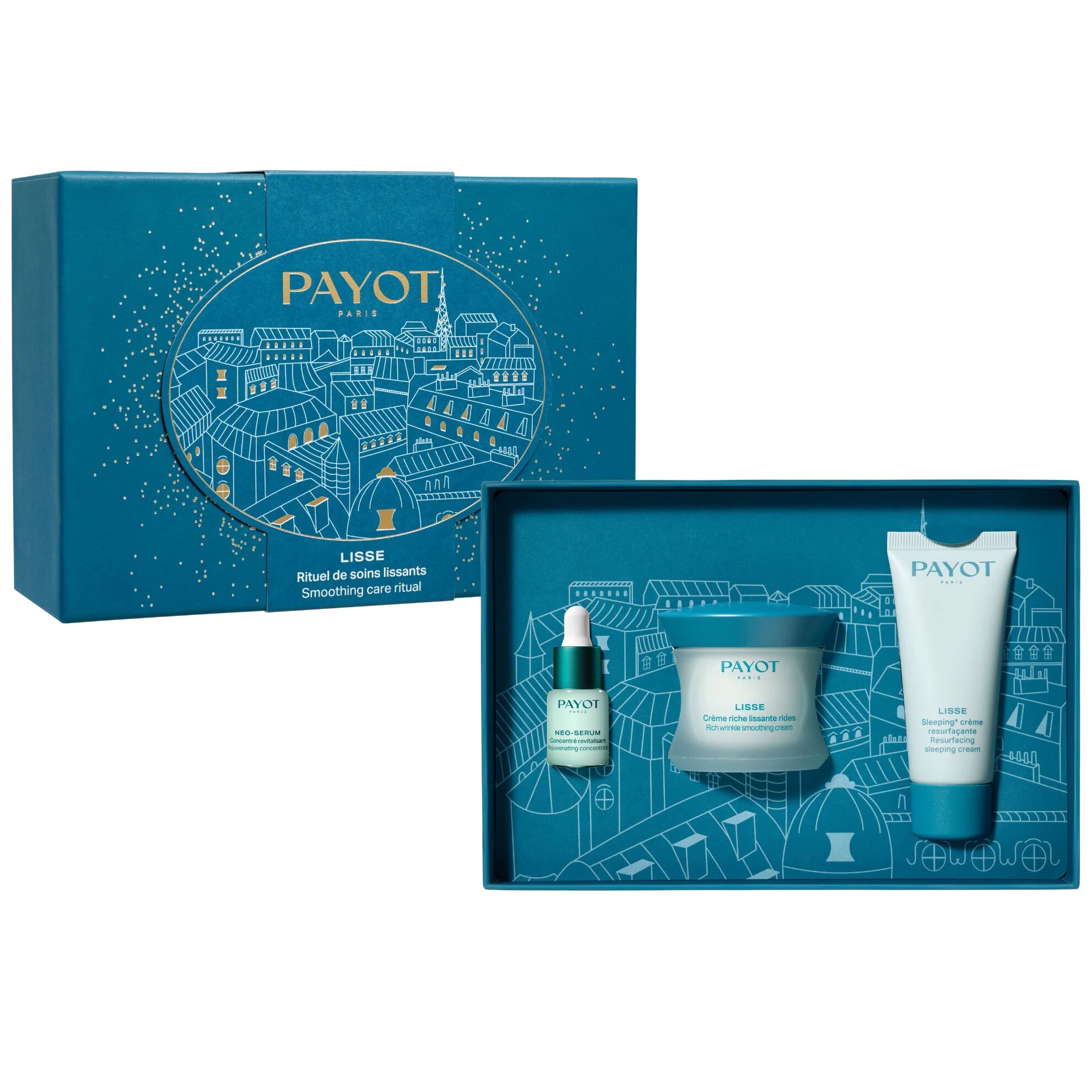 Payot КОМПЛЕКТ Lisse Rich Wrinkle Smoothing Cream & Lisse Resurfacing Sleeping Cream