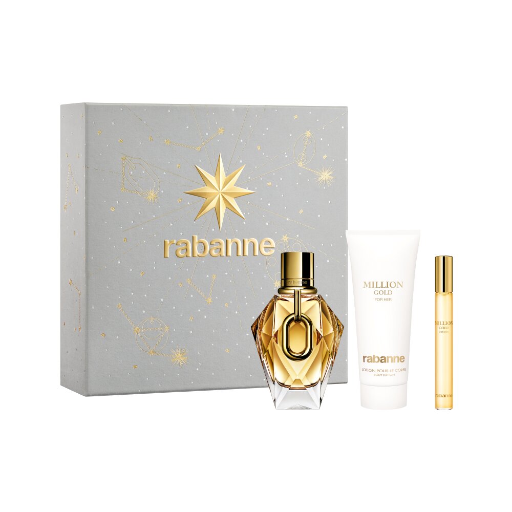 Rabanne КОМПЛЕКТ Million Gold For Her + Body Lotion + Spray