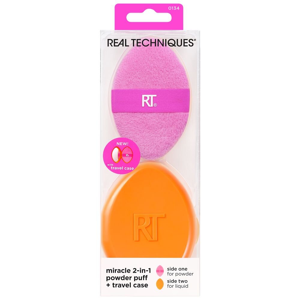 Real Techniques Miracle 2-in-1 Powder Puff + case