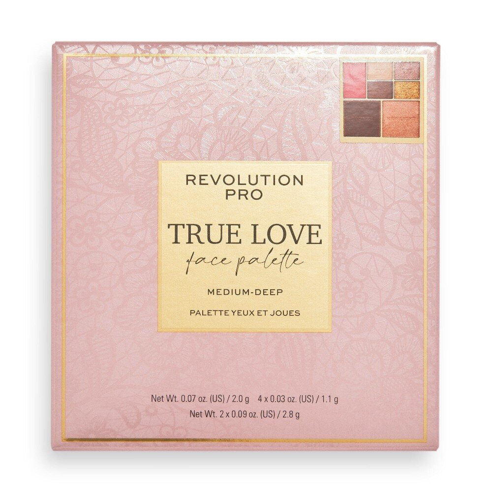Revolution PRO True Love Eye & Cheek Palette Medium-Deep