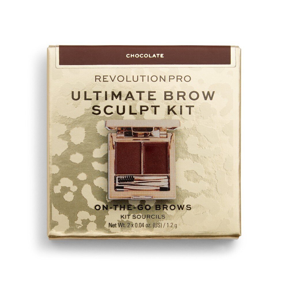 Revolution PRO Ultimate Brow Sculpt Kit Chocolate