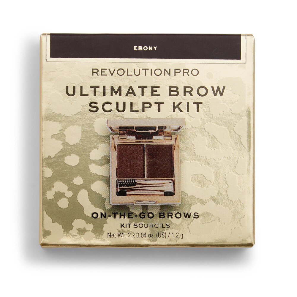 Revolution PRO Ultimate Brow Sculpt Kit Ebony