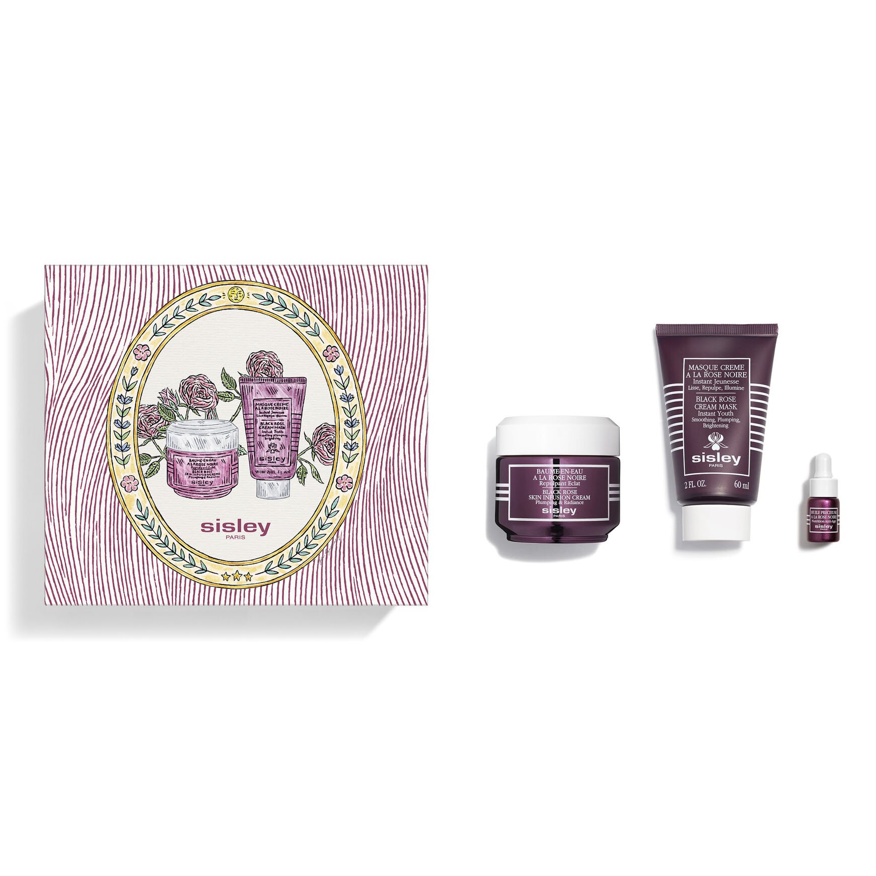 Sisley КОМПЛЕКТ Black Rose Skin Infusion Cream & Black Rose Cream Mask Set