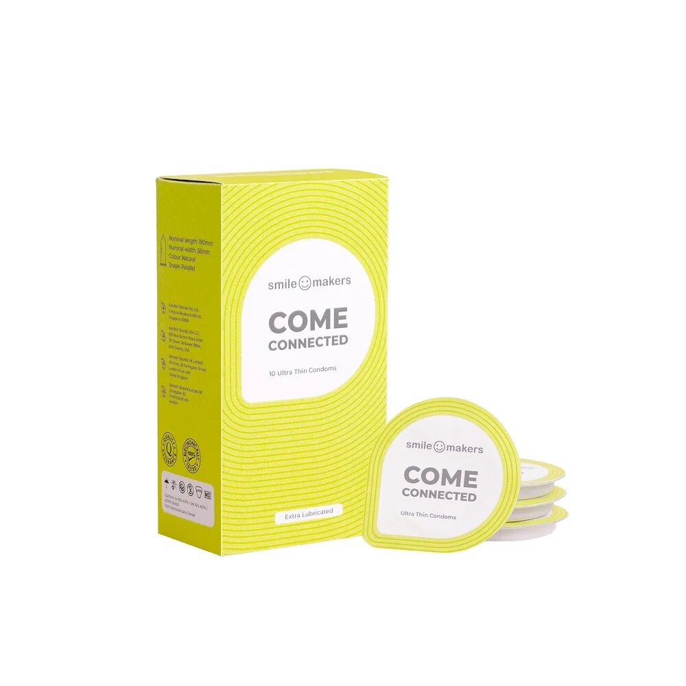 Smile Makers Come Connected 10 Ultra Thin Condoms
