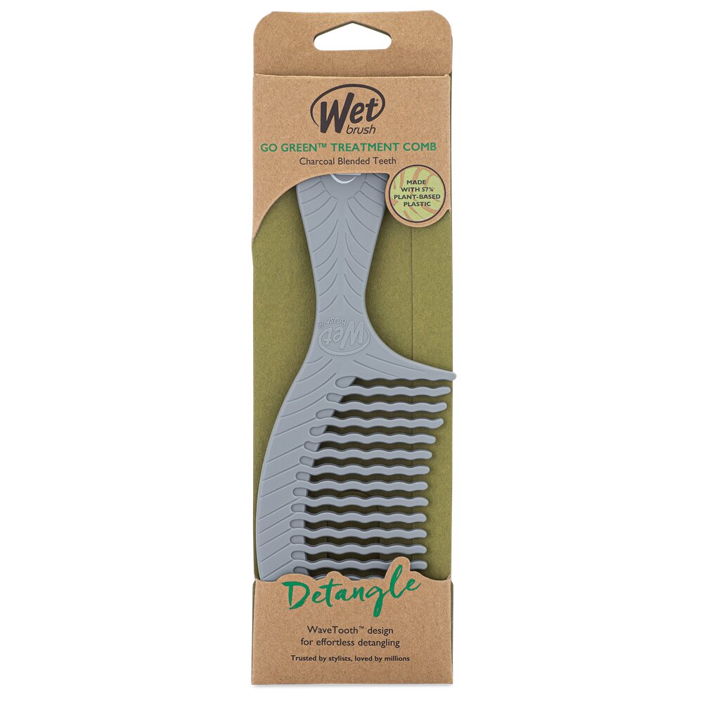 Wet Brush Go Green Treatment Comb Charcoal
