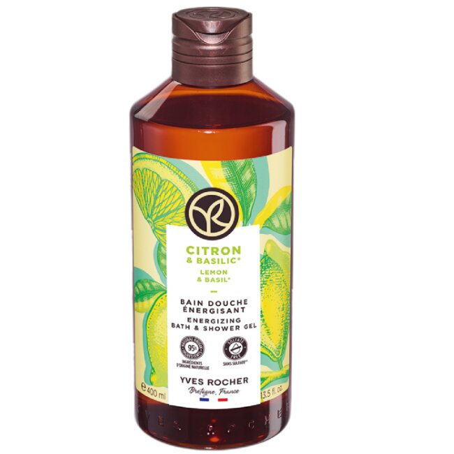 Yves Rocher Bain Nature Душ Гел Лимон И Босилек