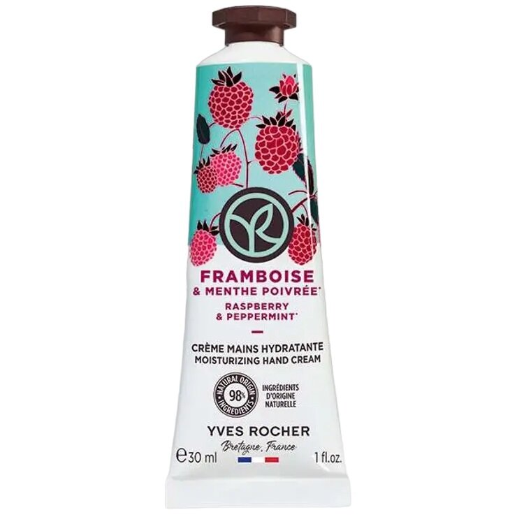 Yves Rocher Bain Nature Крем За Ръце Малина И Мента