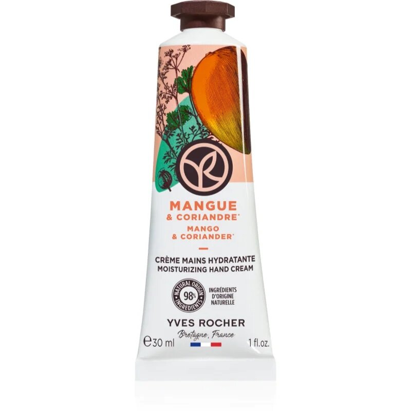 Yves Rocher Bain Nature Крем За Ръце Манго И Кориандър