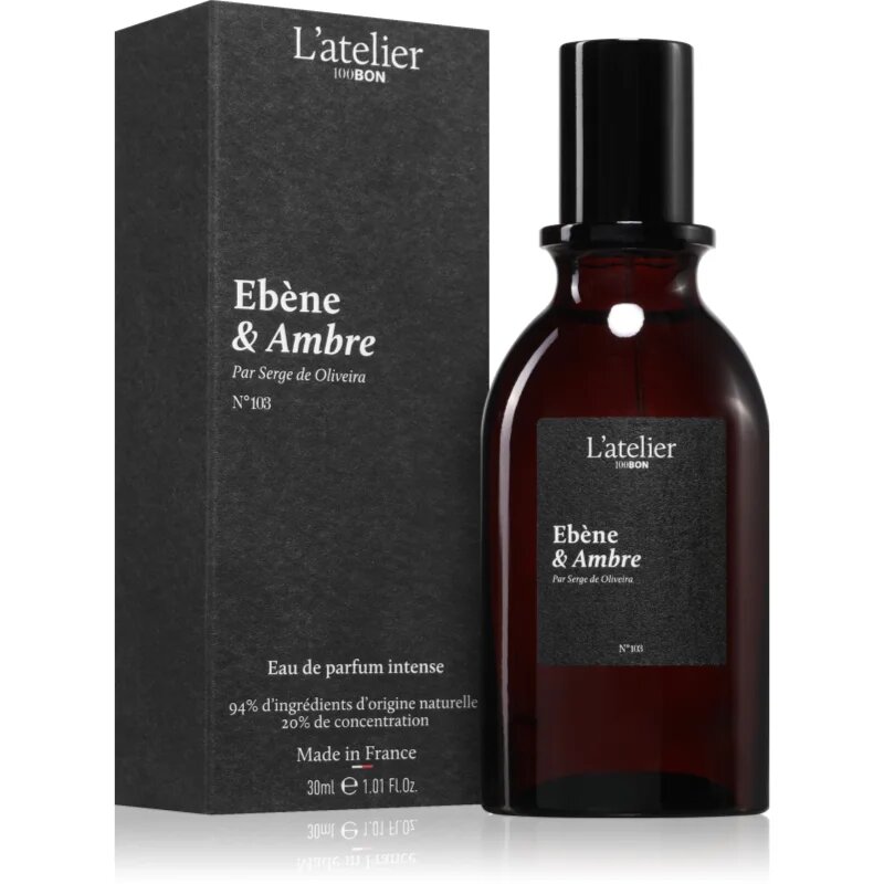 100BON Ebène & Ambre парфюмна вода intense унисекс 30 мл.