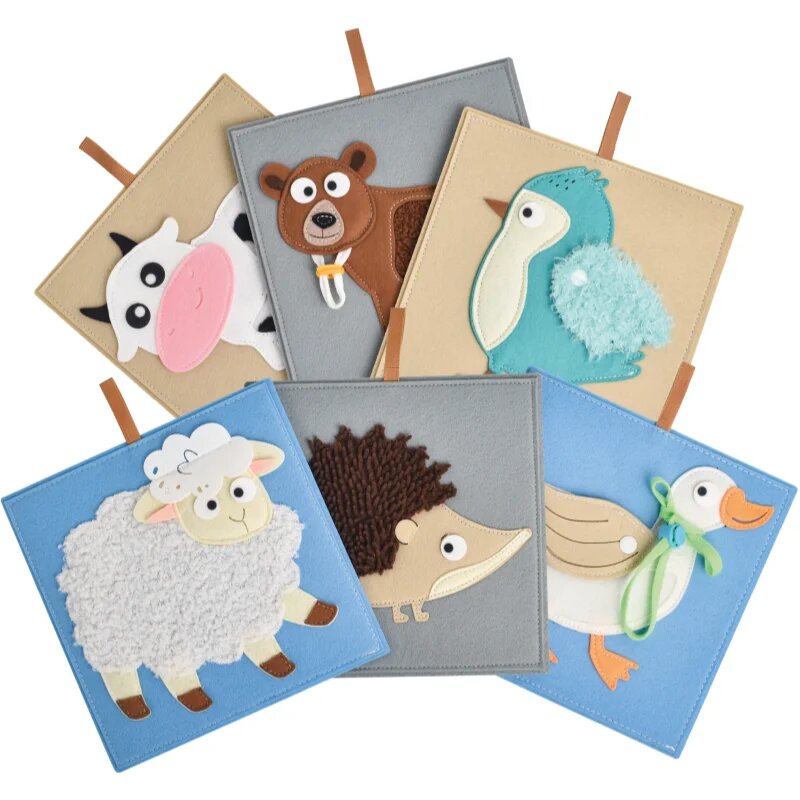 2Kids Toys Sensory Pictures Animals книжка с картинки 6 бр.
