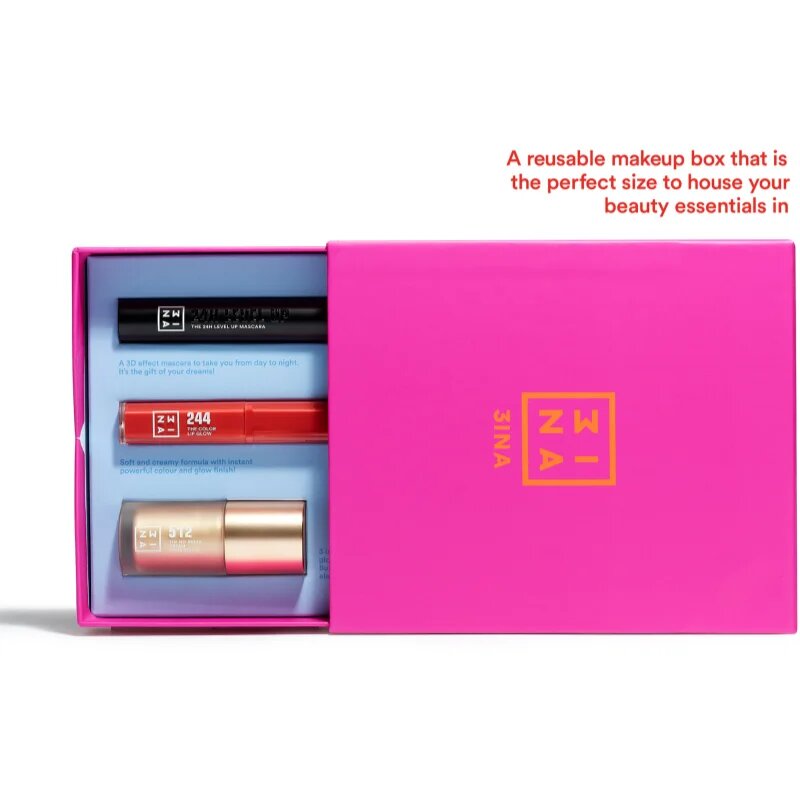3ina Kit The Glow One грим комплект в подаръчна опаковка