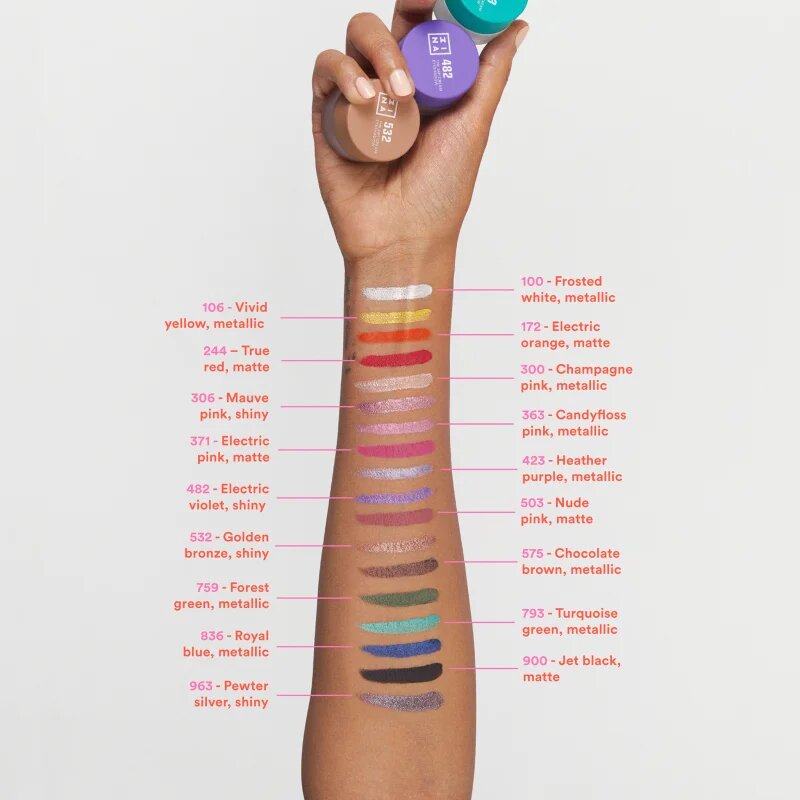 3ina The 24H Cream Eyeshadow кремави сенки са очи цвят 300 Pink nude 3 мл.