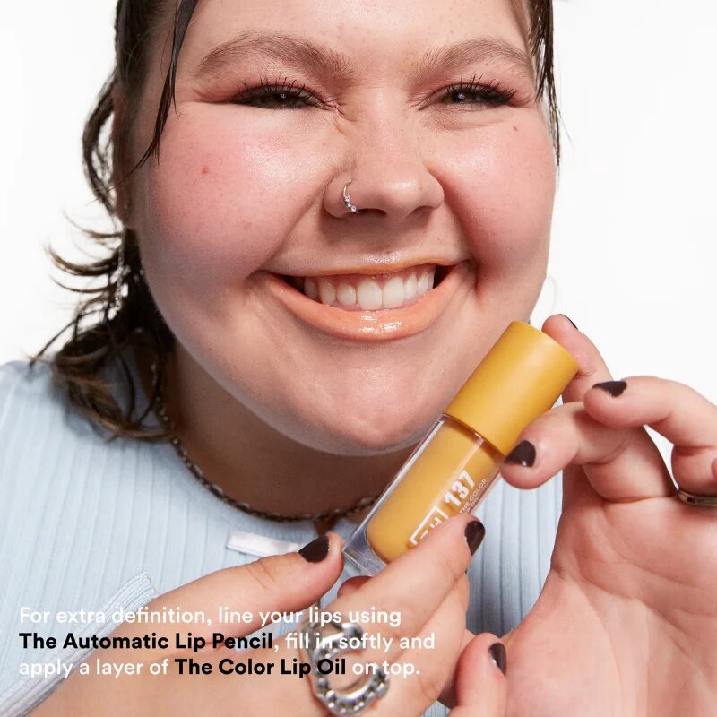 3ina The Color Lip Oil хидратиращо олио за устни цвят 137 - Bright honey yellow sheer 4 мл.