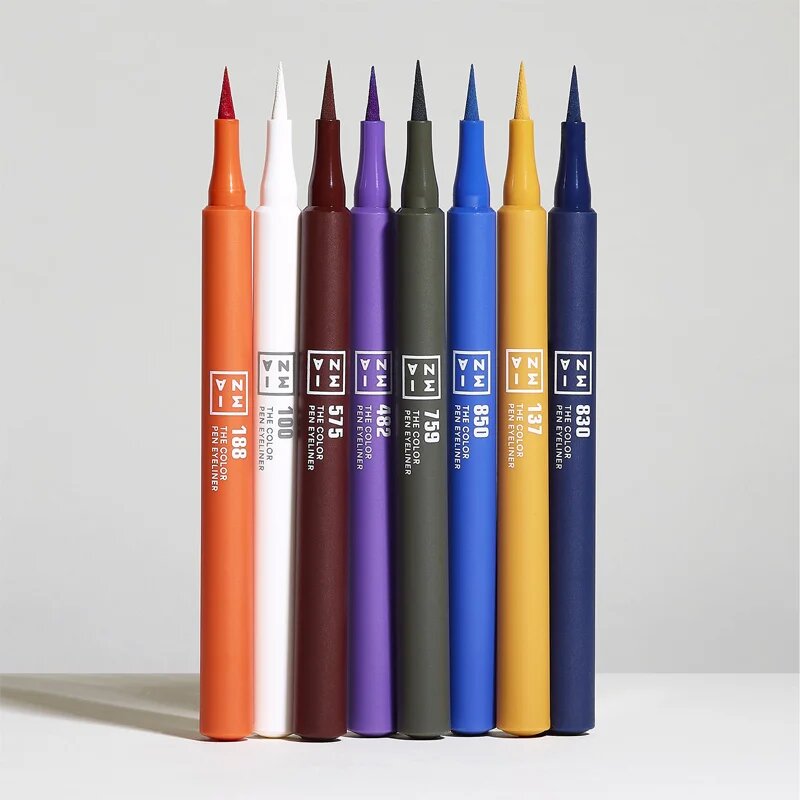 3ina The Color Pen Eyeliner очна линия в писалка цвят 830 - Navy blue 1 мл.