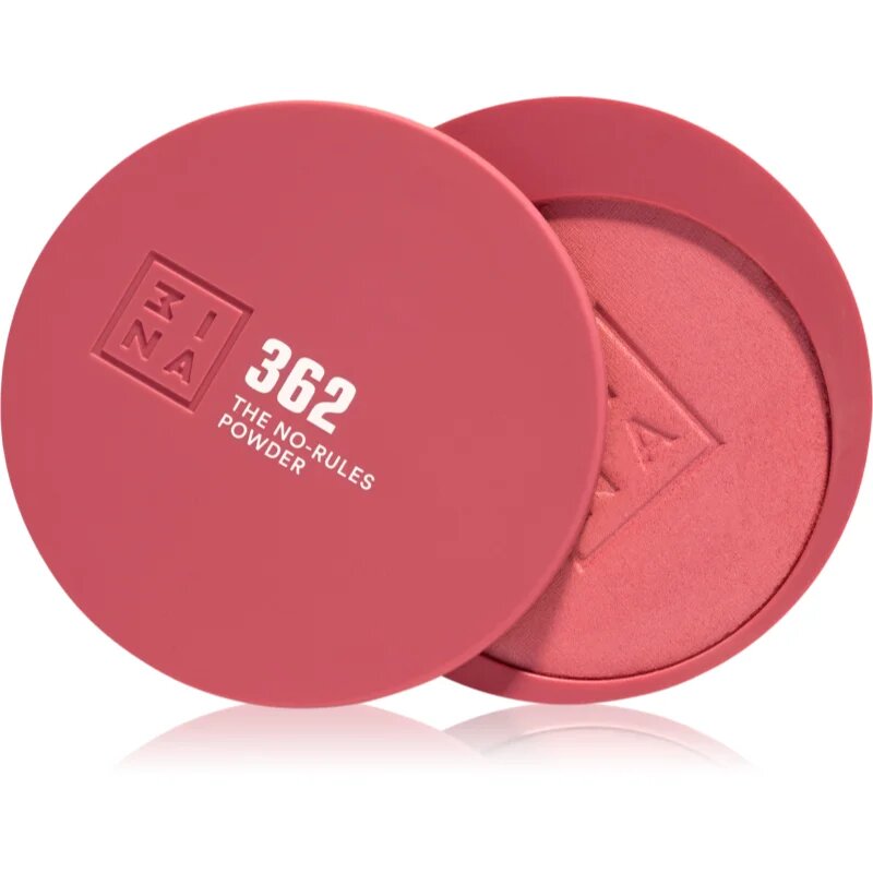3ina The No-Rules Powder мултифункционален грим за очи устни и лице цвят 362 - Classic soft pink matte 8 гр.