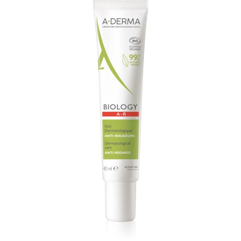 A-Derma Biology A.R. Anti-Redness успокояваща грижа за чувствителна кожа със склонност към почервеняване 40 мл.