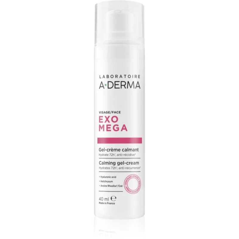 A-Derma Exomega Calming Gel-Cream хидратиращ и успокояващ гел крем 40 мл.