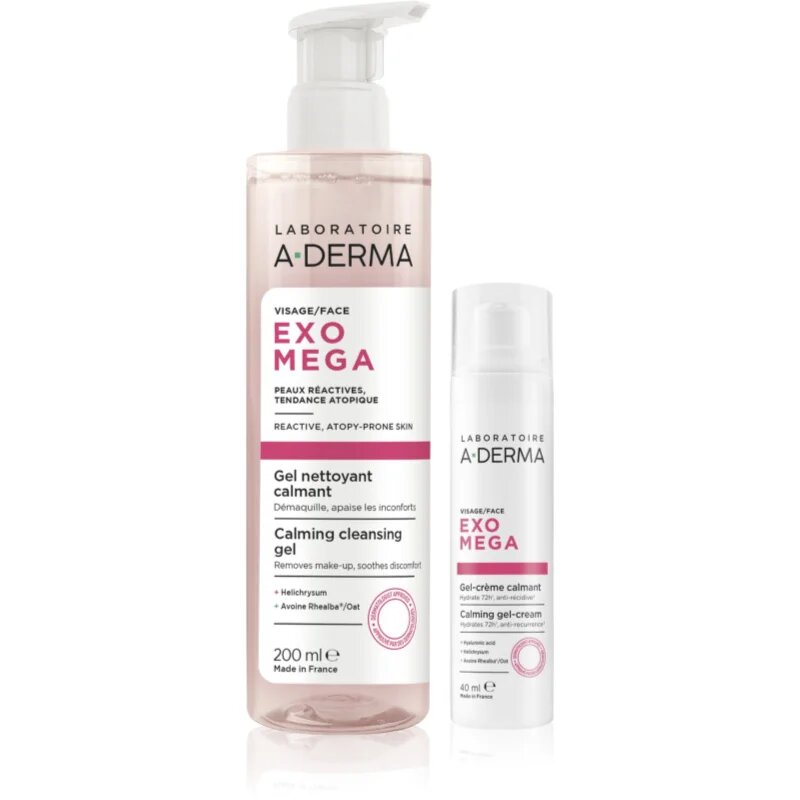 A-Derma Exomega Calming Set комплект за суха атопична кожа