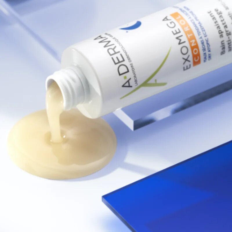 A-Derma Exomega Control Soothing Bath Anti-Scratch успокояшаща баня против възпаление и сърбеж 200 мл.