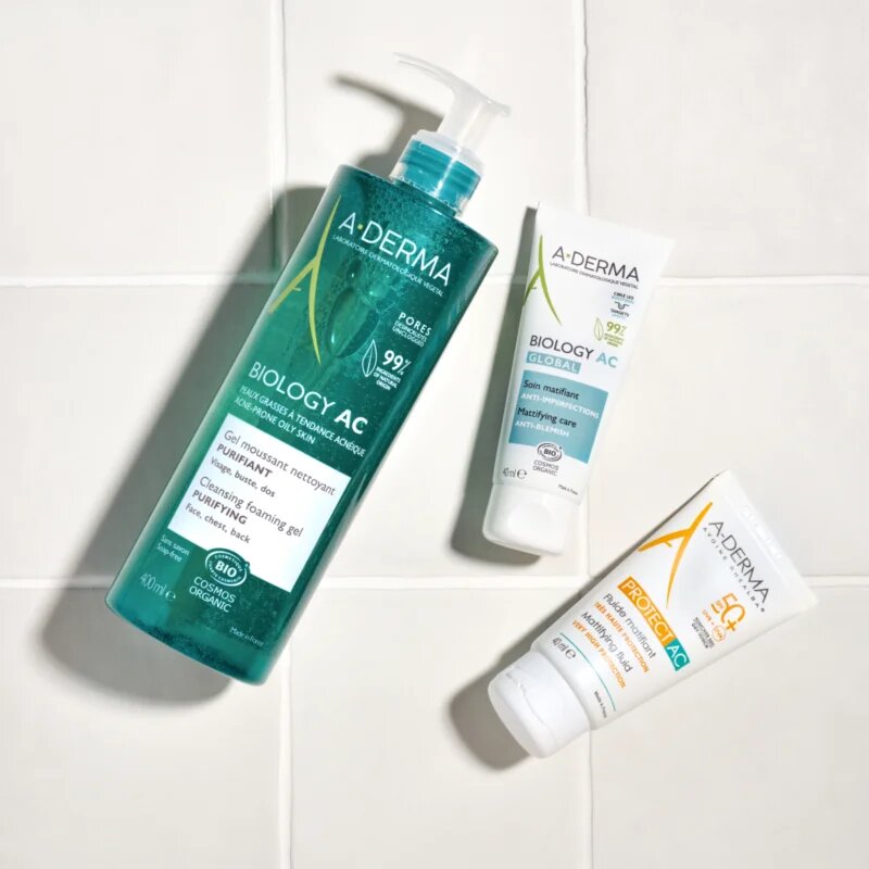 A-Derma Protect AC Mattifying Fluid матиращ флуид SPF 50+ 40 мл.