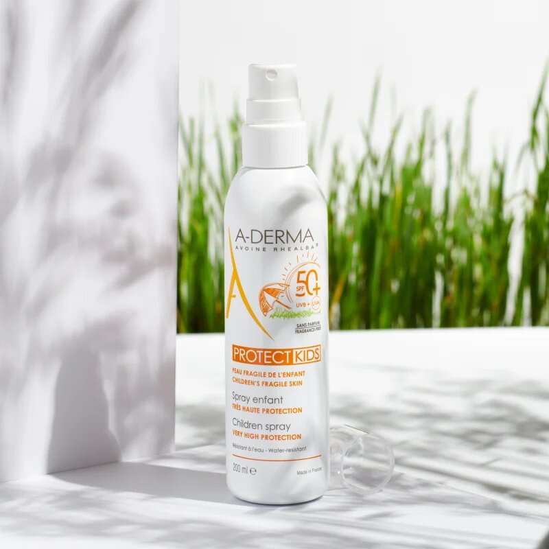 A-Derma Protect Kids Children Invisible Spray слънцезащитно мляко в спрей SPF 50+ за деца 200 мл.