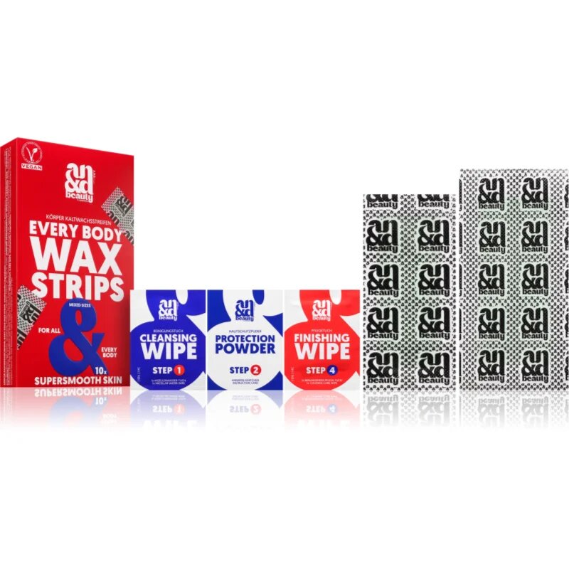 A.N.D. Beauty Wax Strips Every Body восъчни ленти за епилация за тяло 2x10 бр.