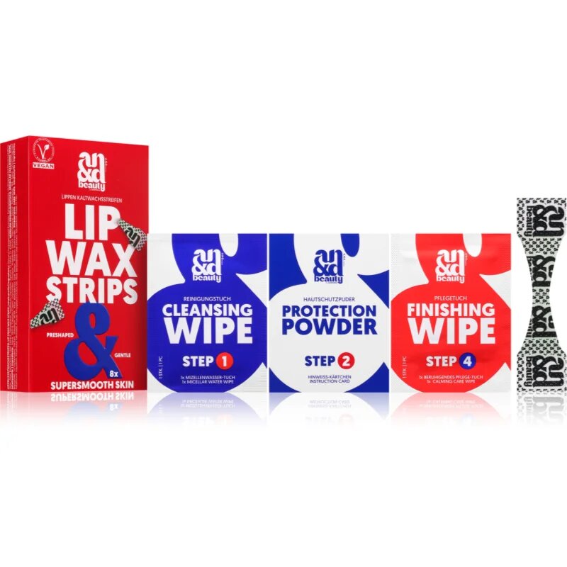 A.N.D. Beauty Wax Strips Lip восъчни ленти за депилация на горната устна 8 бр.