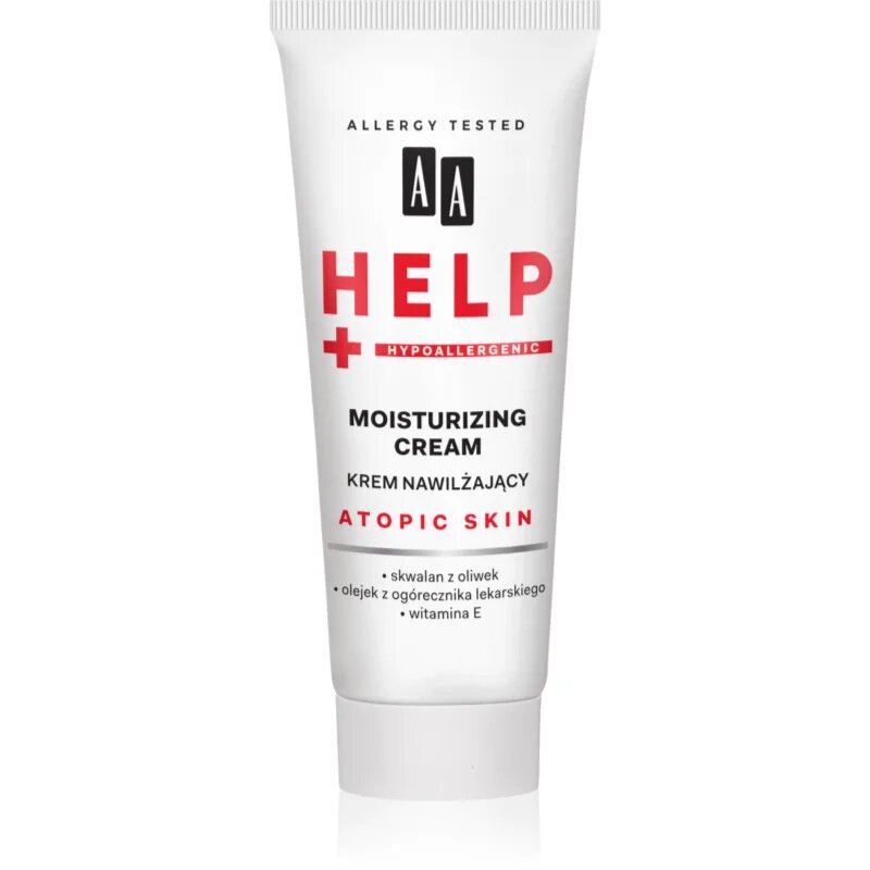 AA Cosmetics Help Atopic Skin хидратиращ крем за суха атопична кожа без парфюм 50 мл.