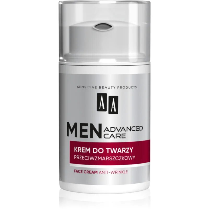 AA Cosmetics Men Advanced Care стягащ крем за възобновяване еластичността на зряла кожа 40+ за мъже 50 мл.