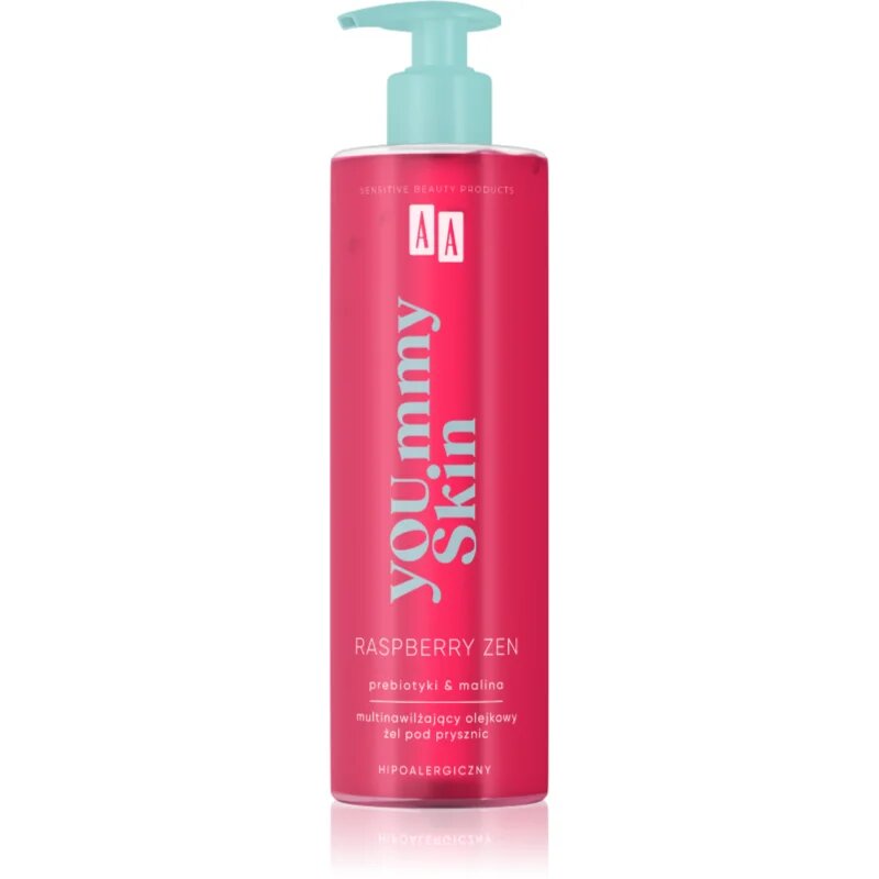 AA Cosmetics YOU.mmy Skin Raspberry Zen душ масло с аромат на малини 400 мл.