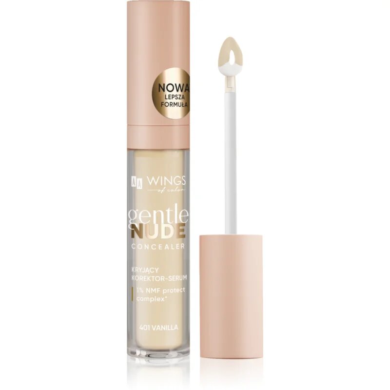 AA Wings of Color Gentle Nude Concealer течен коректор цвят 401 Vanilla 6.2 гр.