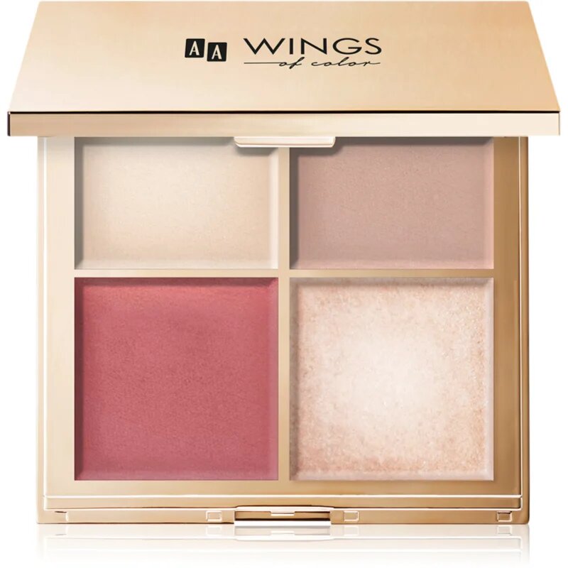 AA Wings of Color Star Secrets Gold Contour Palette контурираща палитра за лице 5 гр.